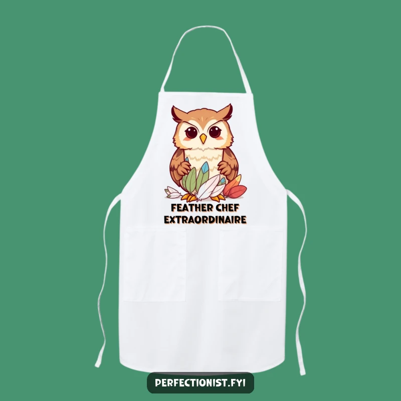 Funny Owl Apron: Kitchen Humor for Organized Chefs Who Sort Everything