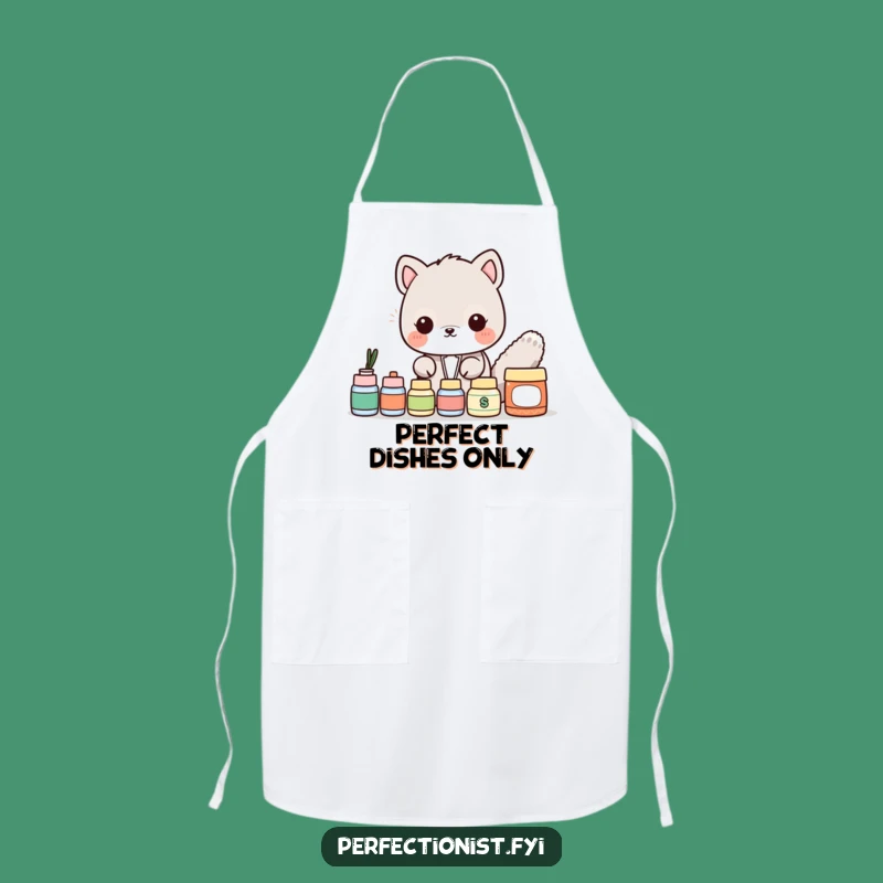 Funny Apron: Animal's Alignment Perfection - Hilarious Kitchen Gift for the Tidy Chef!