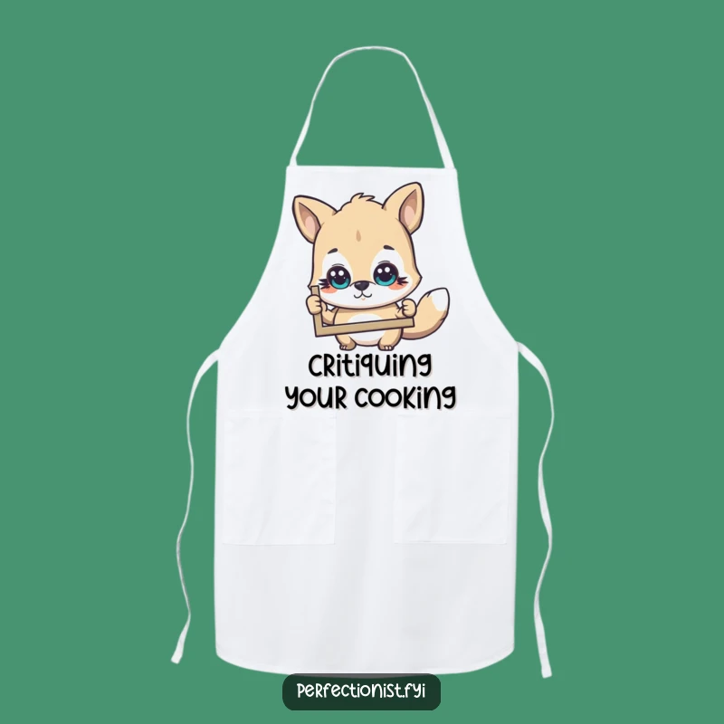 Funny Apron: Animal's Critical Review - Hilarious Kitchen Gift for the Discerning Chef!