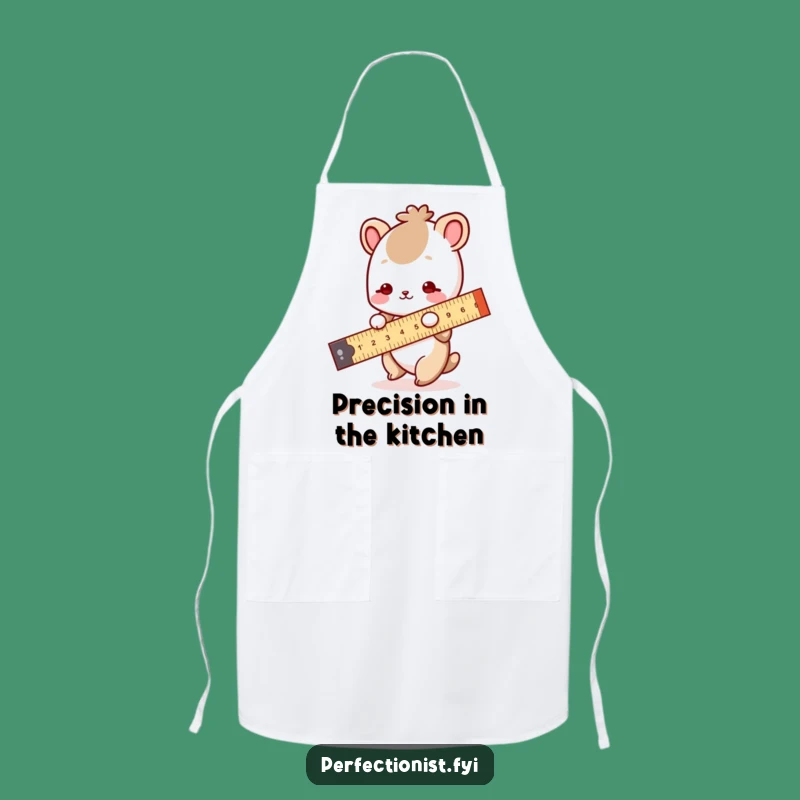 Funny Apron: Animal's Measuring Skill - Hilarious Kitchen Gift for the Precise Cook!