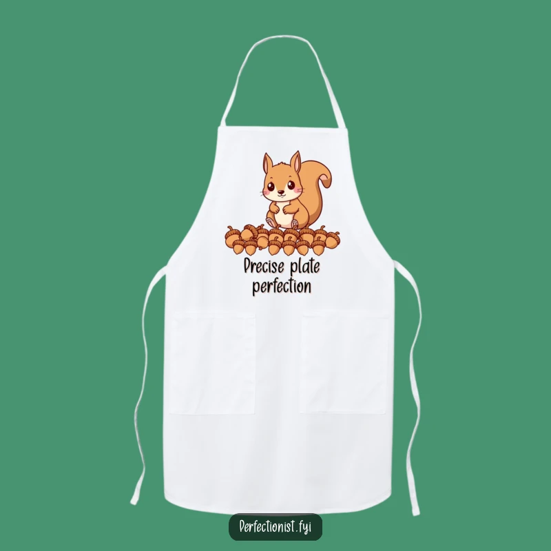 Funny Squirrel Chef Apron: A Humorous Kitchen Gift for Precise Cooks