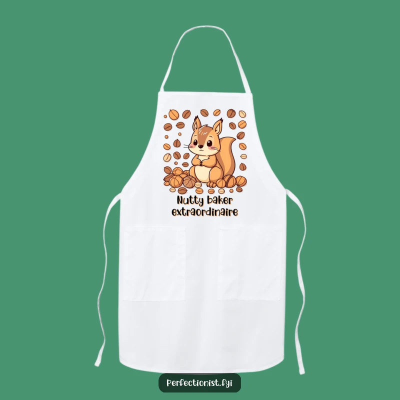 Funny Squirrel Nut Prep Apron - Chef's Humorous Gift