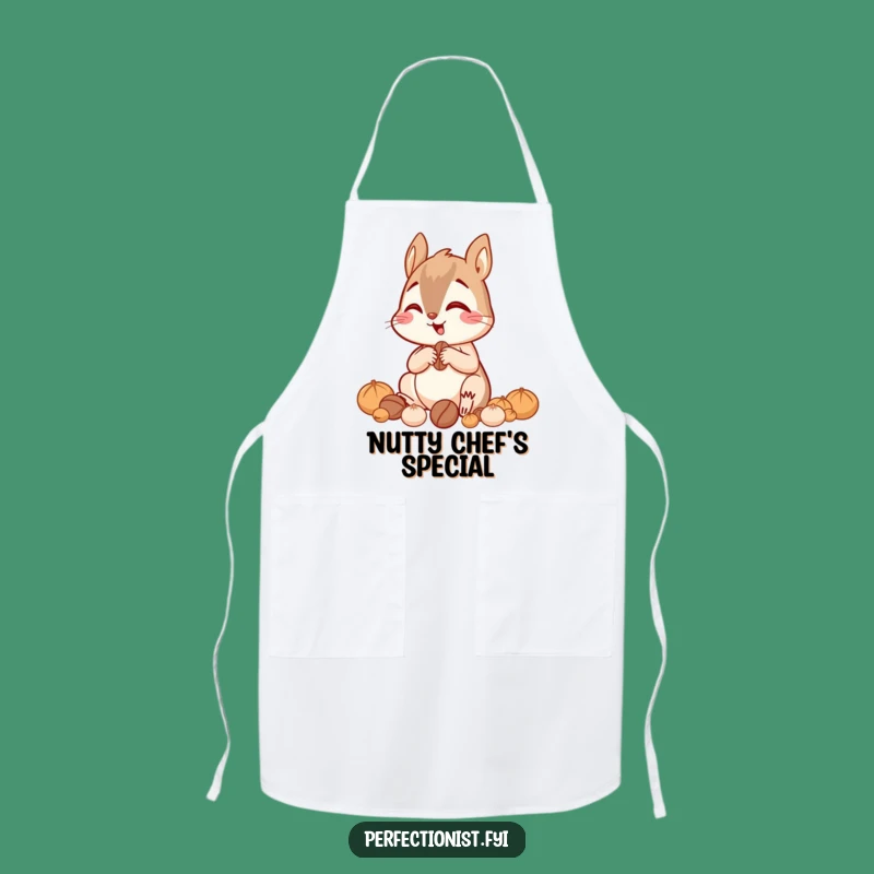 Funny Squirrel Nut Apron: Focused Sorter, A Kitchen Funny Gift!