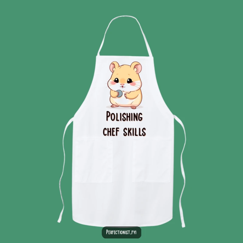 Funny Hamster Apron - Cook with Polished Precision!