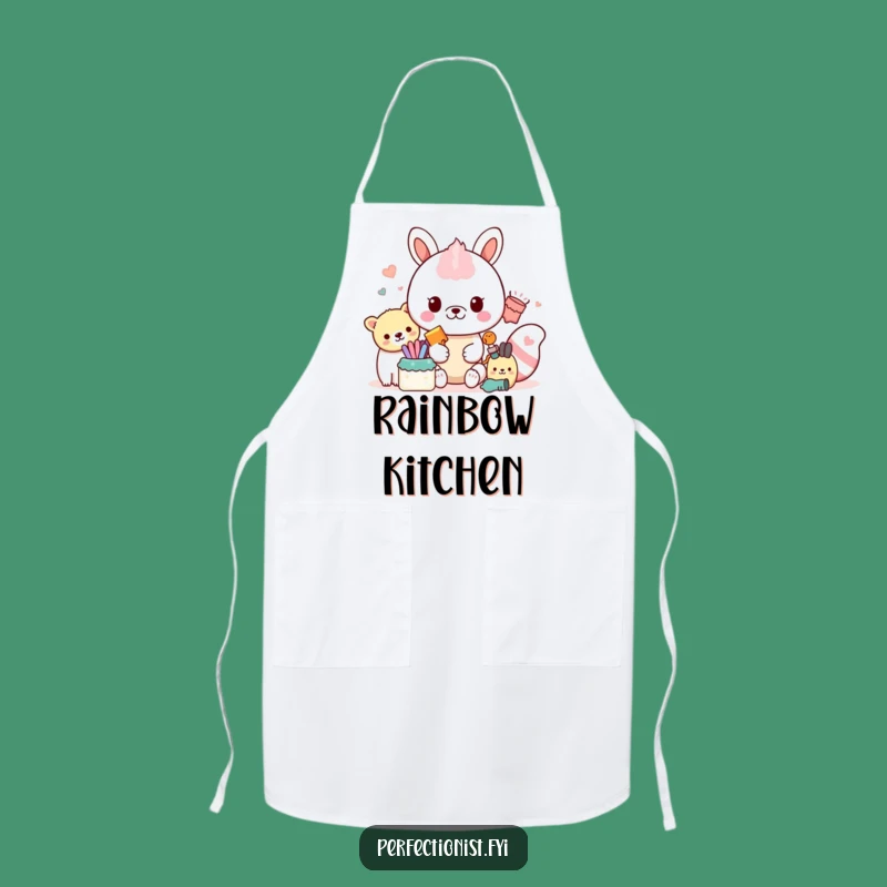 Funny Organizing Apron: Meticulous Animal's Color Sort, Kitchen Funny Gift