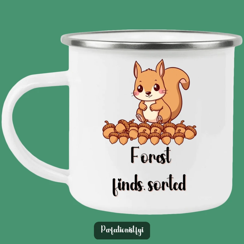 Funny Squirrel Camp Mug: A Nutty Gift for Outdoorsy Planners