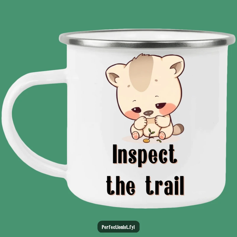 Funny Inspecting Camping Mug: Exacting Animal's Detail Focus, Outdoor Funny Gift