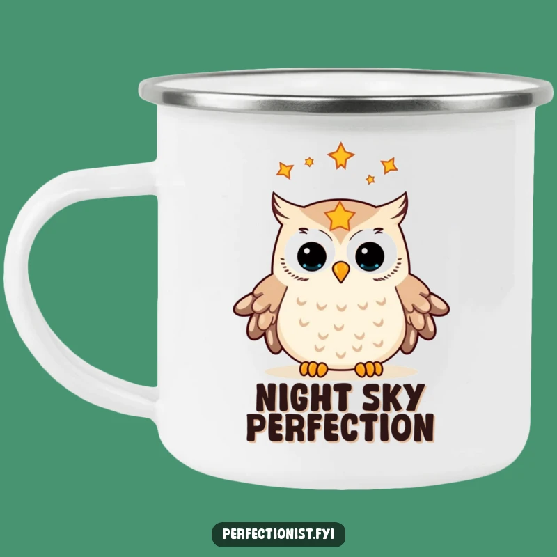 Funny Owl Star Aligning Camping Mug: Adventure Under the Stars - A Rugged Funny Gift