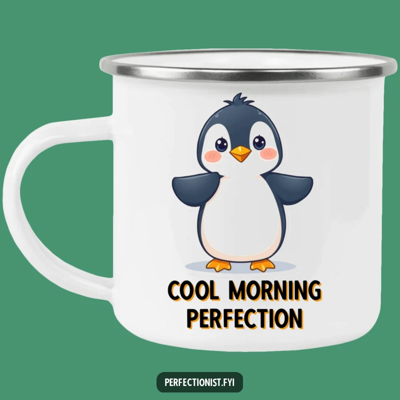 Funny Penguin Camping Mug: Durable Humor for Polished Adventures