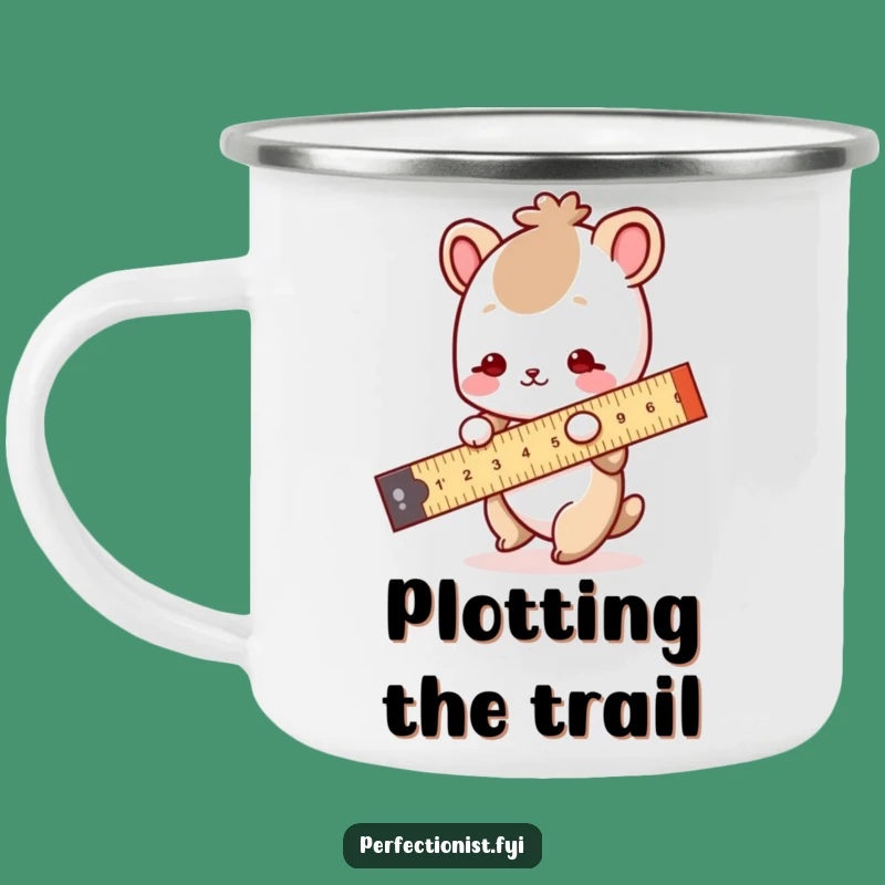 Funny Camping Mug: Ruler Animal - Hilarious Outdoor Gift for the Precise Camper!