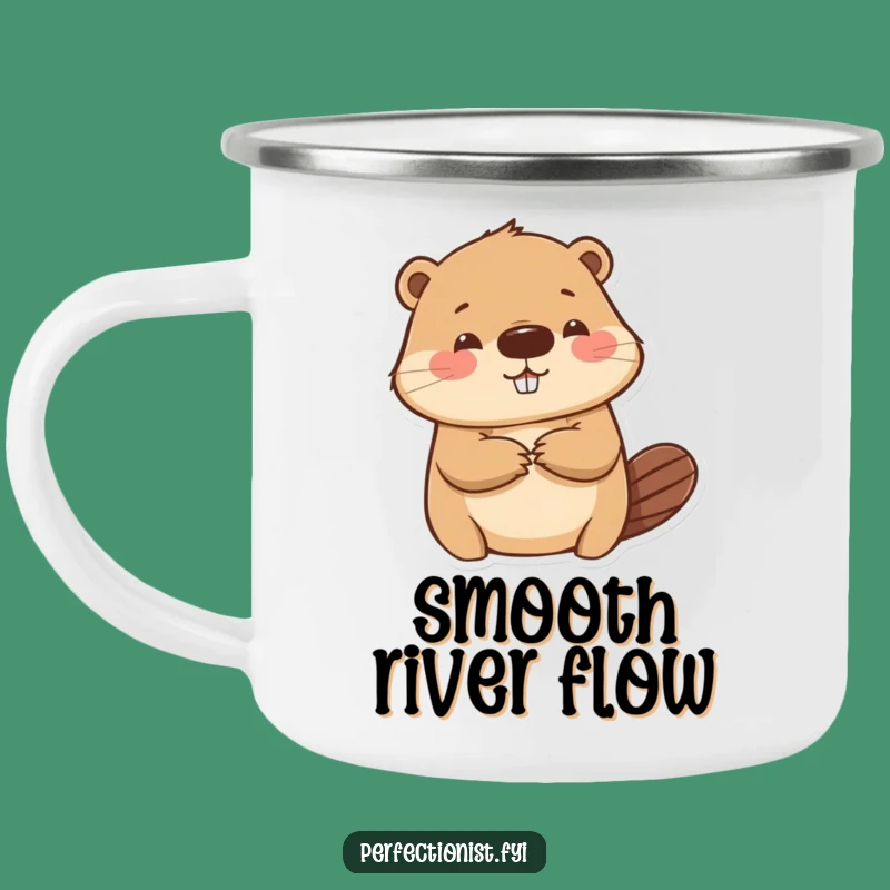 Funny Beaver Camping Mug - Embrace Meticulous Adventures with Humor!