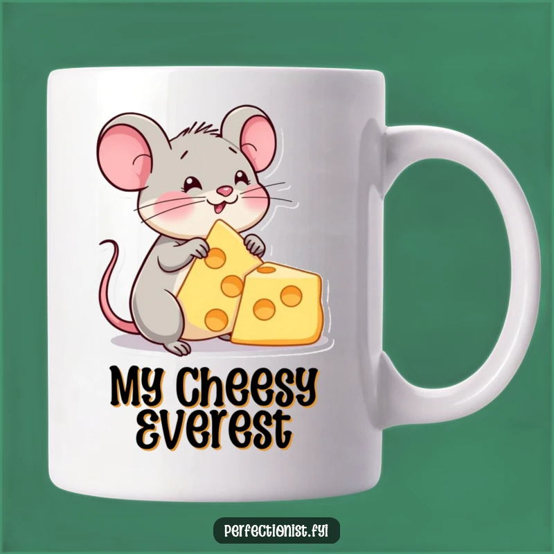 Funny Cheese Lover Mouse Mug - Perfect Gift for Dairy Devotees