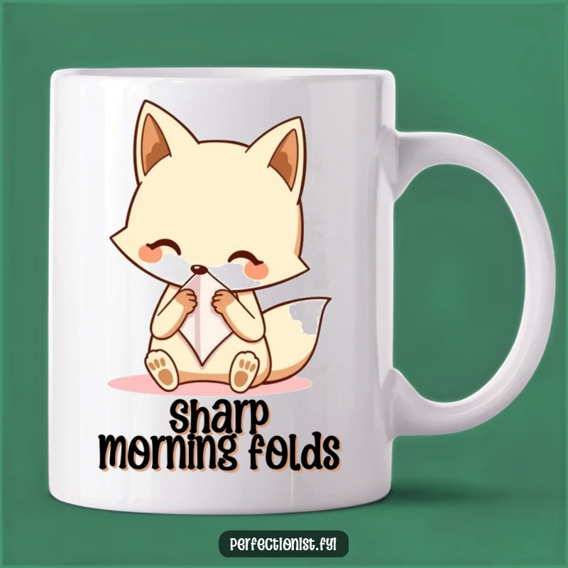 Funny Fox Handkerchief Mug - Perfect Gift for the Dapper and Neat!