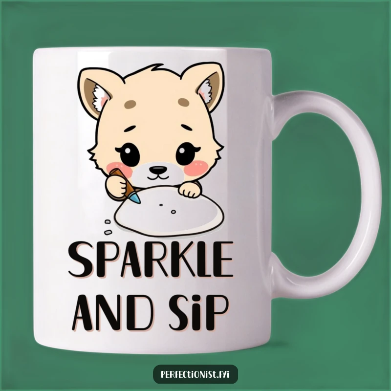 Funny Meticulous Animal Dust Mug - Perfect Humorous Gift for Neat Freaks