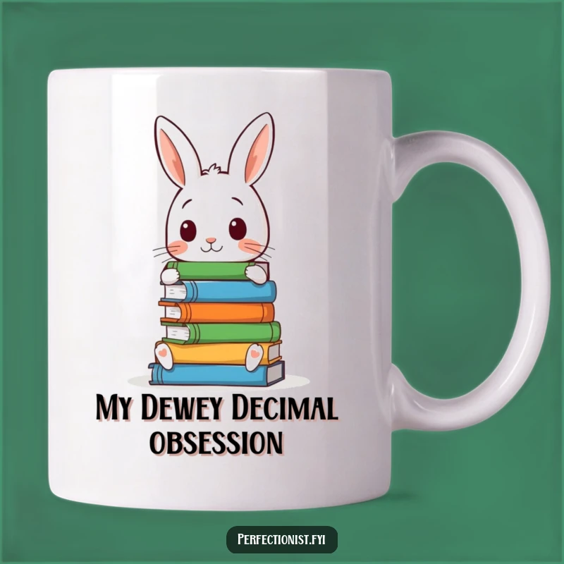 Funny Bookworm Rabbit Mug: A Hilarious Gift for Order Lovers