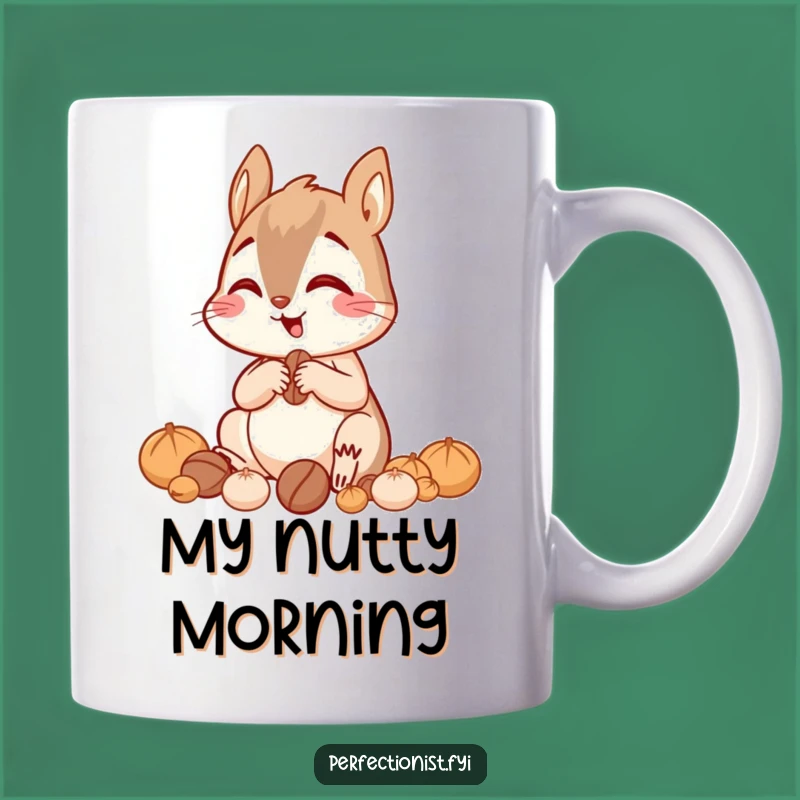 Funny Squirrel Nut Mug: Focused Sorter, Perfect Funny Gift!