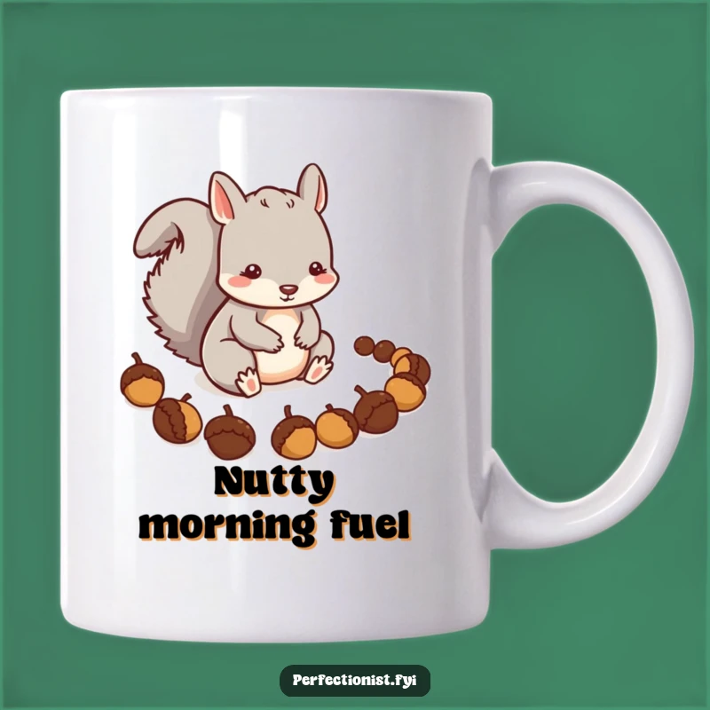 Funny Squirrel Acorn Collector Mug: The Perfect Gift for Planners