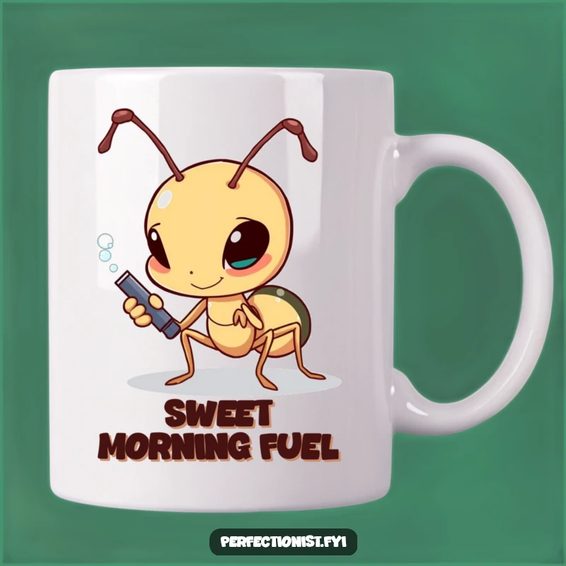 Funny Ant Sugar Mug: Determined Polisher, Perfect Funny Gift!