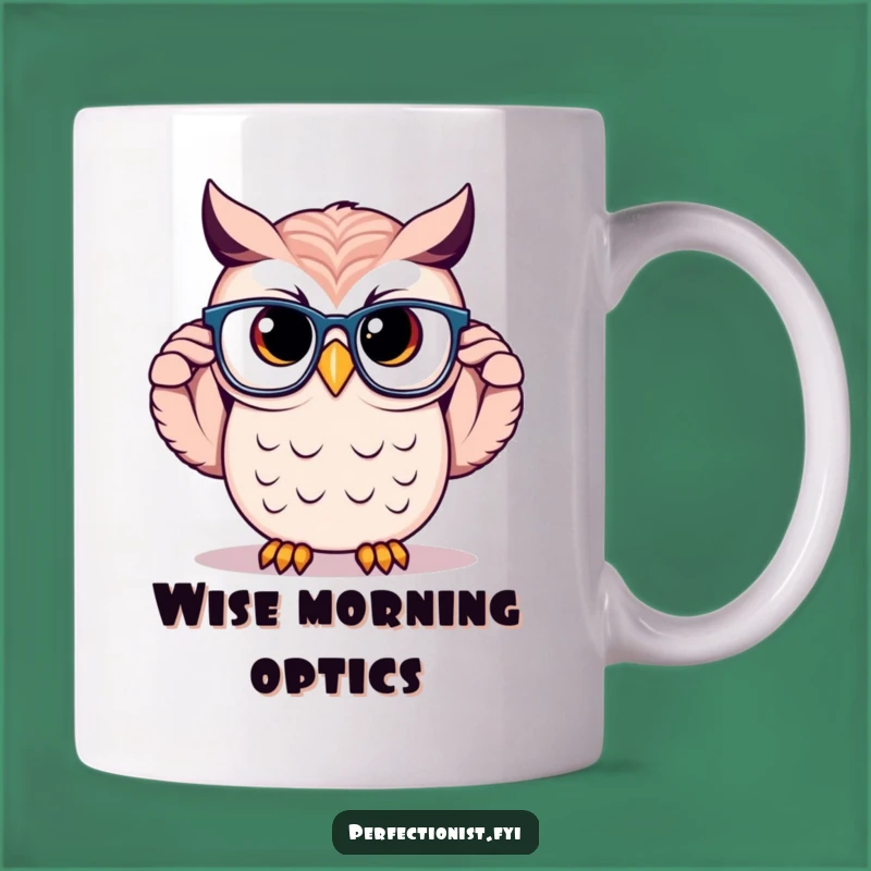 Funny Owl Intellectual Mug: The Perfect Gift for Wise & Witty People