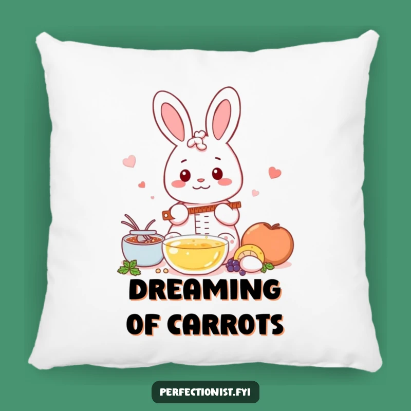 Comfortably Funny Kawaii Rabbit Pillow: Accurate Baker Rabbit, Soft Funny Gift