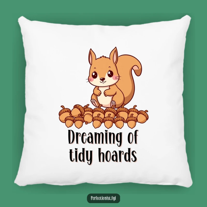 Funny Squirrel Acorn Pillow: A Comfy Gift for Neat Freaks