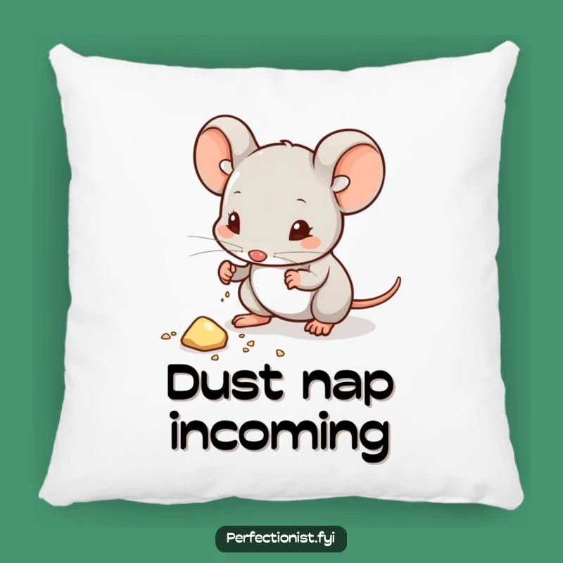 Funny Mouse Dust Buddy Pillow - Soft & Comfy Humorous Gift