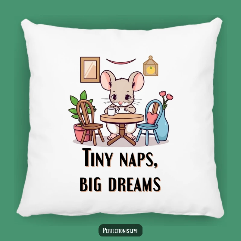 Funny Mouse Pillow - Cozy Comfort with Miniature Humor!