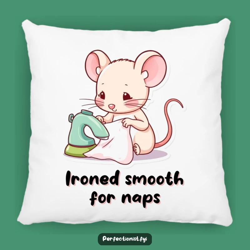 Funny Mouse Pillow, Cozy Fabric Ironing Cushion, Hilarious Gift for Crafters