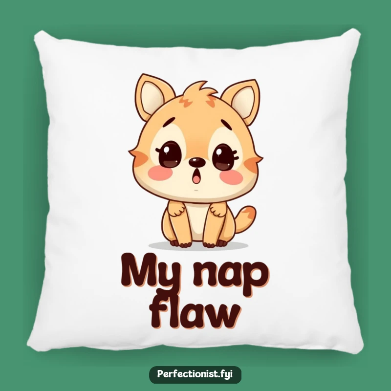 Funny Surprised Animal Pillow - Cozy Comfort with a Flaw Finding Friend!