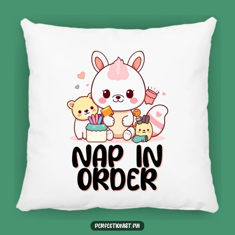 Funny Meticulous Pillow: Organizing Animal's Color, Soft Funny Gift Accent