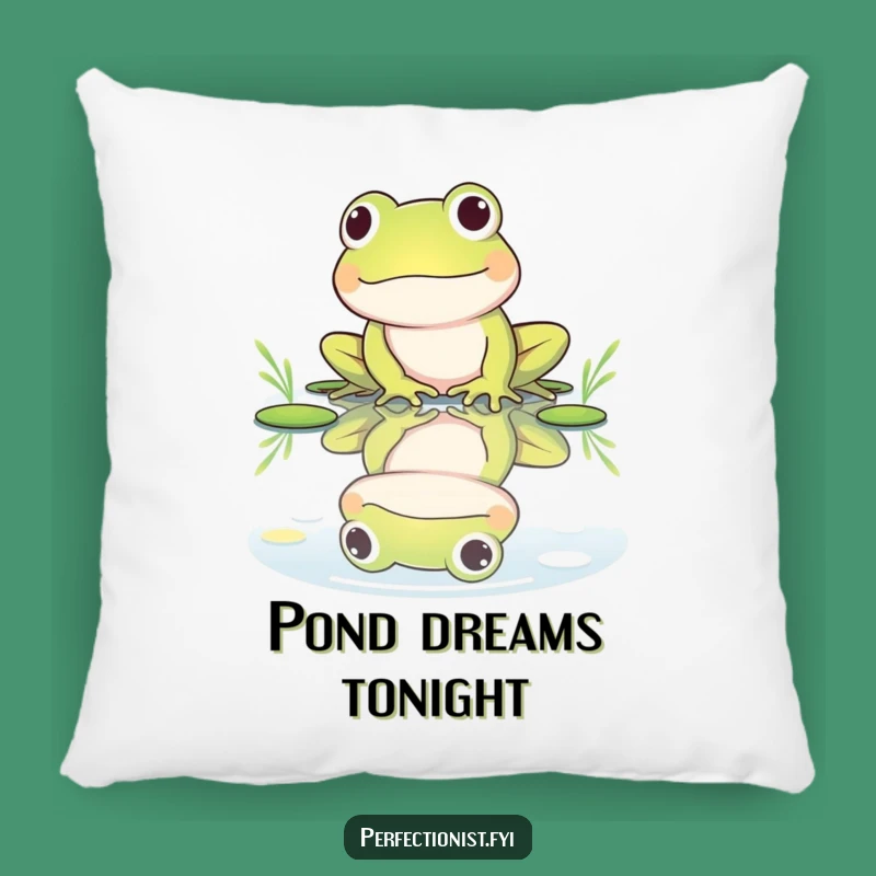 Funny Frog Vanity Pillow - Soft & Comfy Humorous Gift