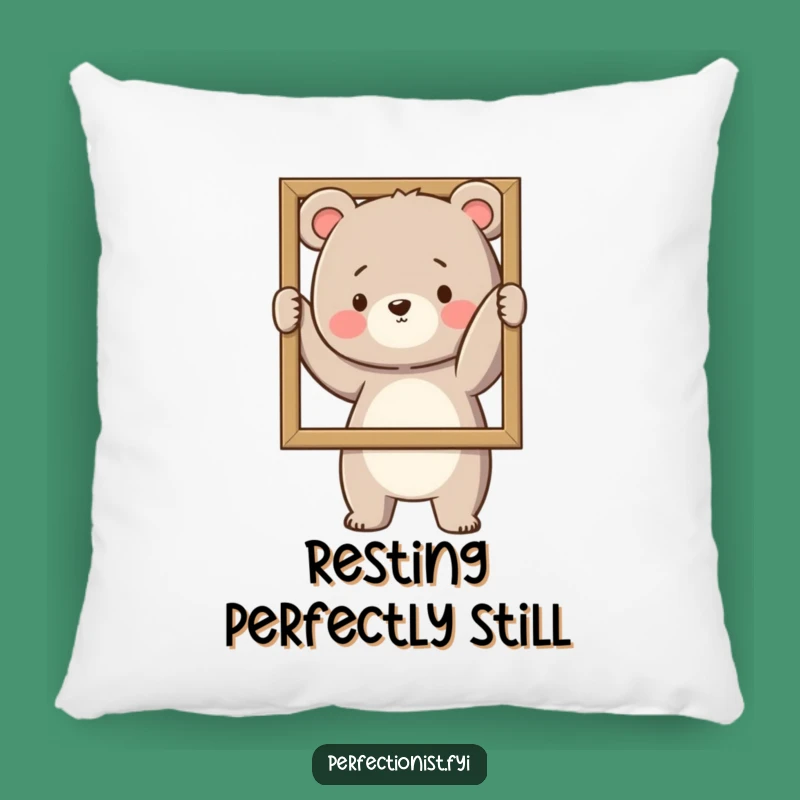 Funny Bear Straightening Pillow: Soft Comfort & Precise Humor, Great Funny Gift