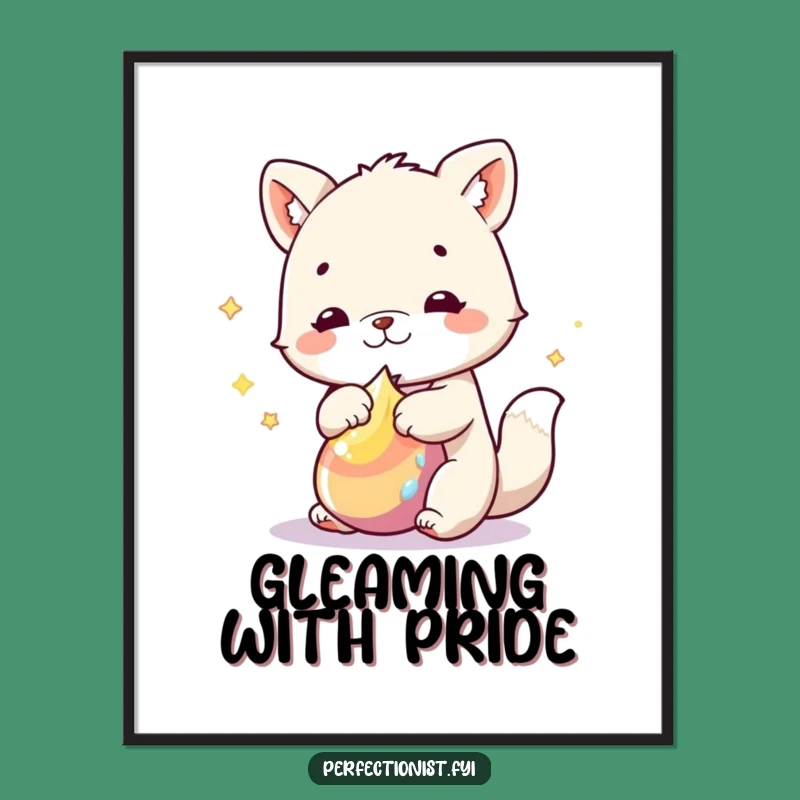 Funny Digital Art: Animal's Polished Brilliance - Hilarious Decor and Gift Download!