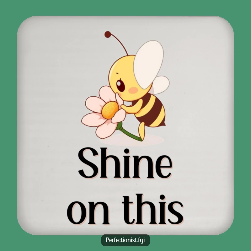 Funny Bee Coaster Set: The Perfect Gift for Diligent Hosts