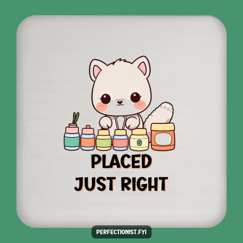 Funny Coasters: Animal Alignment Set - Hilarious Protection and Gift for Tidy Homes!