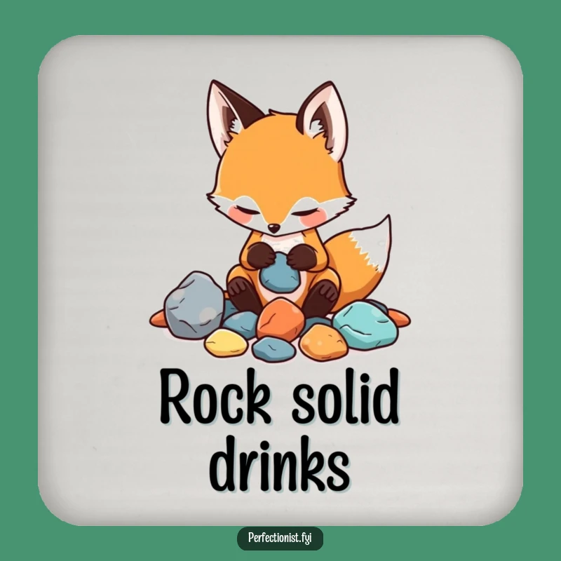 Funny Sorting Fox Coaster: Protect Surfaces with Hilarious Collector Charm!