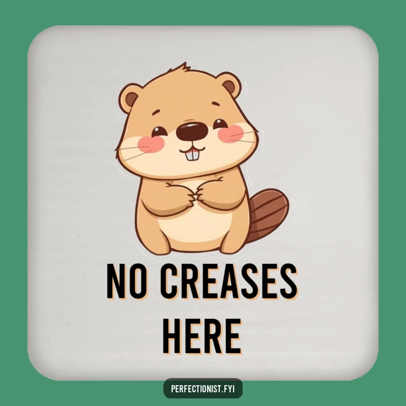 Funny Beaver Coasters - Protect Surfaces with Meticulous Humor!