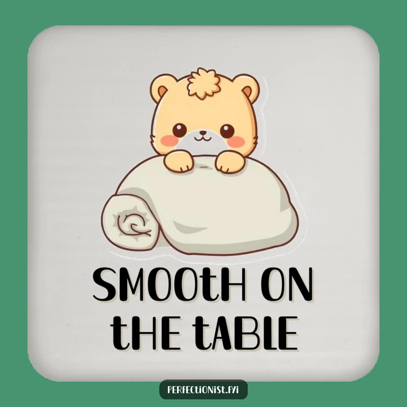 Funny Neat Freak Animal Coaster: Keep it Smooth with This Funny Gift