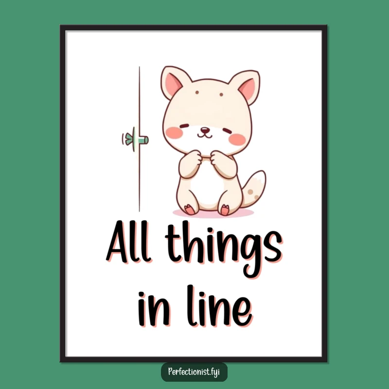 Funny Fixer Animal Poster: Add Precision to Your Walls with This Funny Gift
