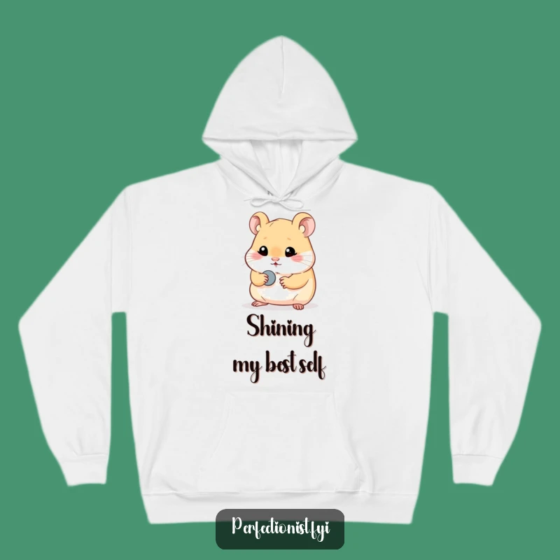 Cozy Funny Hamster Hoodie - Embrace Polished Humor!