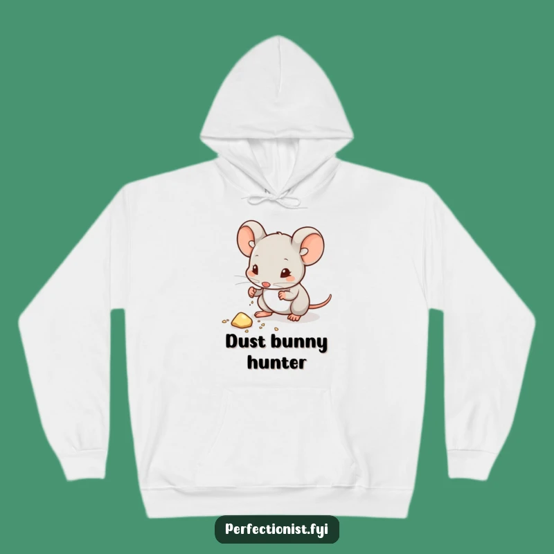 Cozy Funny Mouse Dust-Free Hoodie - Warm & Humorous Gift