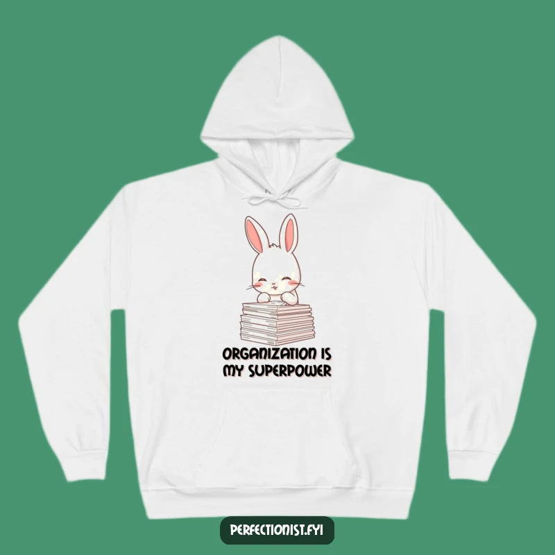 Funny Rabbit Cozy Hoodie: The Perfect Warm Gift for Meticulous Souls