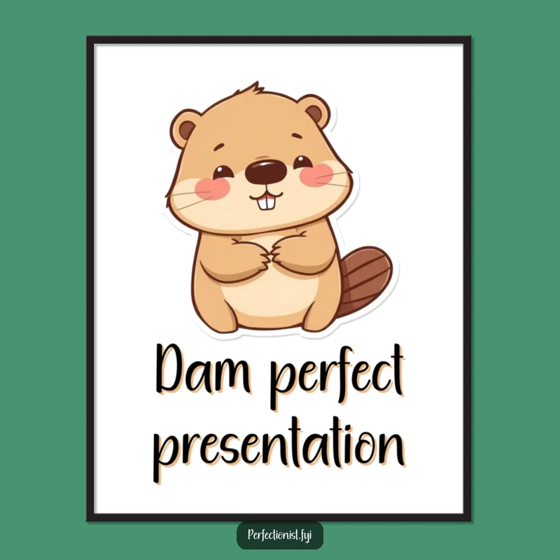 Free Printable Beaver Wall Art: Funny, Meticulous Character for Your Home Decor