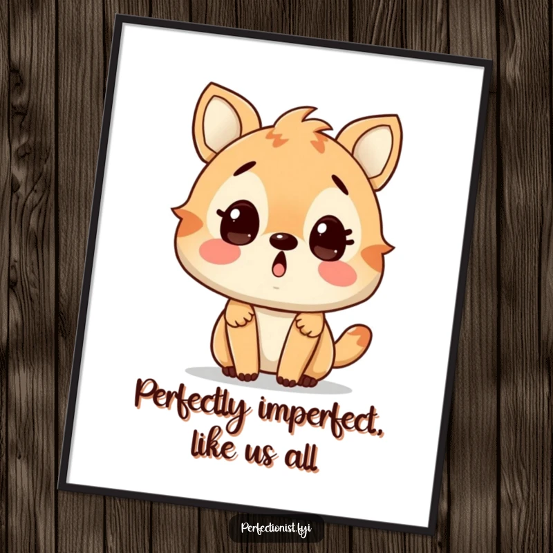 Funny Free Printable Wall Art: A shocked animal discovering a minuscule imperfection, offering humorous and relatable wall decor.