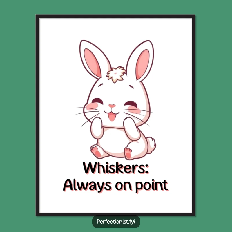 Funny Free Printable Wall Art: Dapper Rabbit Grooming - Quirky Downloadable Home Decor!