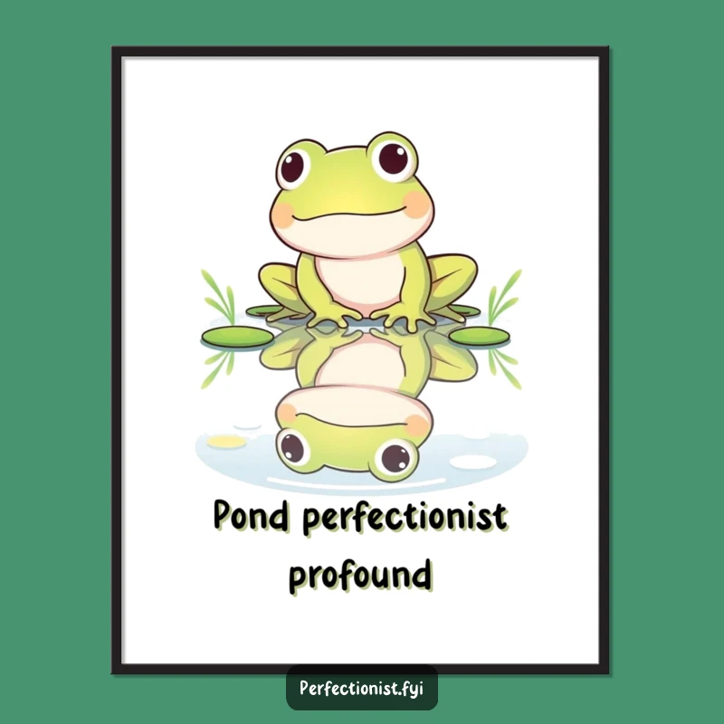 Funny Free Printable Frog Wall Art: Quirky Downloadable Decor for Serene Spaces