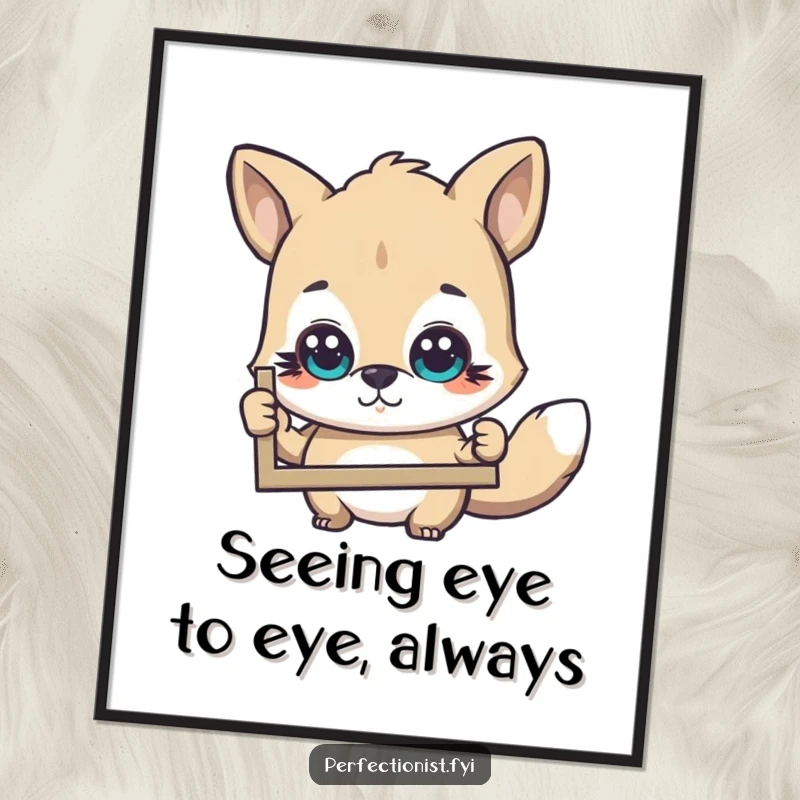 Funny Free Printable wall art depicting an animal character scrutinizing a picture with an intense, critical gaze.