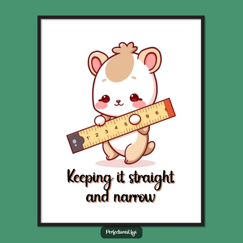 Quirky Free Printable Wall Art: Measuring Animal's Precision, Humorous Home Decor Download