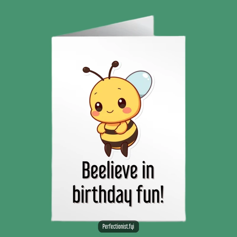 Free Printable Bee Birthday Card - Funny Honeycomb Nectar Alignment Downloadable Gift