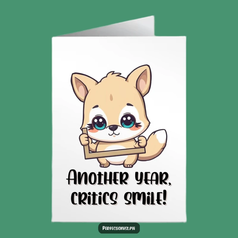 Free Printable Birthday Card: Critical Animal's Funny Wish, DIY Downloadable Observation